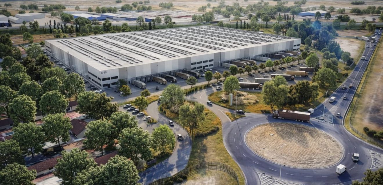 Terreno no Montijo com projecto aprovado para edifício logístico com 33.000 m² de área de construção.